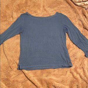 blue american eagle soft n sexy tee